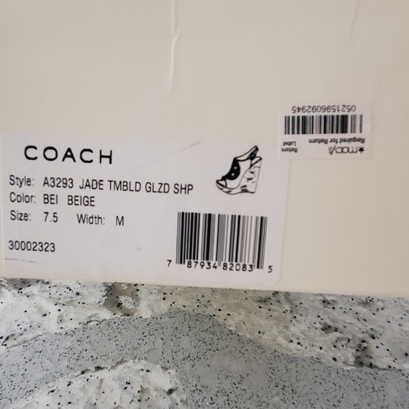 Coach beige wedge shoe - Picture 2 of 4